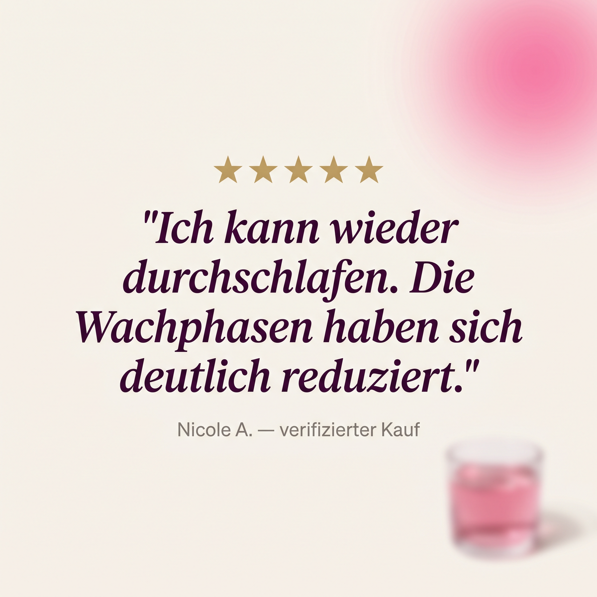 Sternenstaub Schlafunterstützung