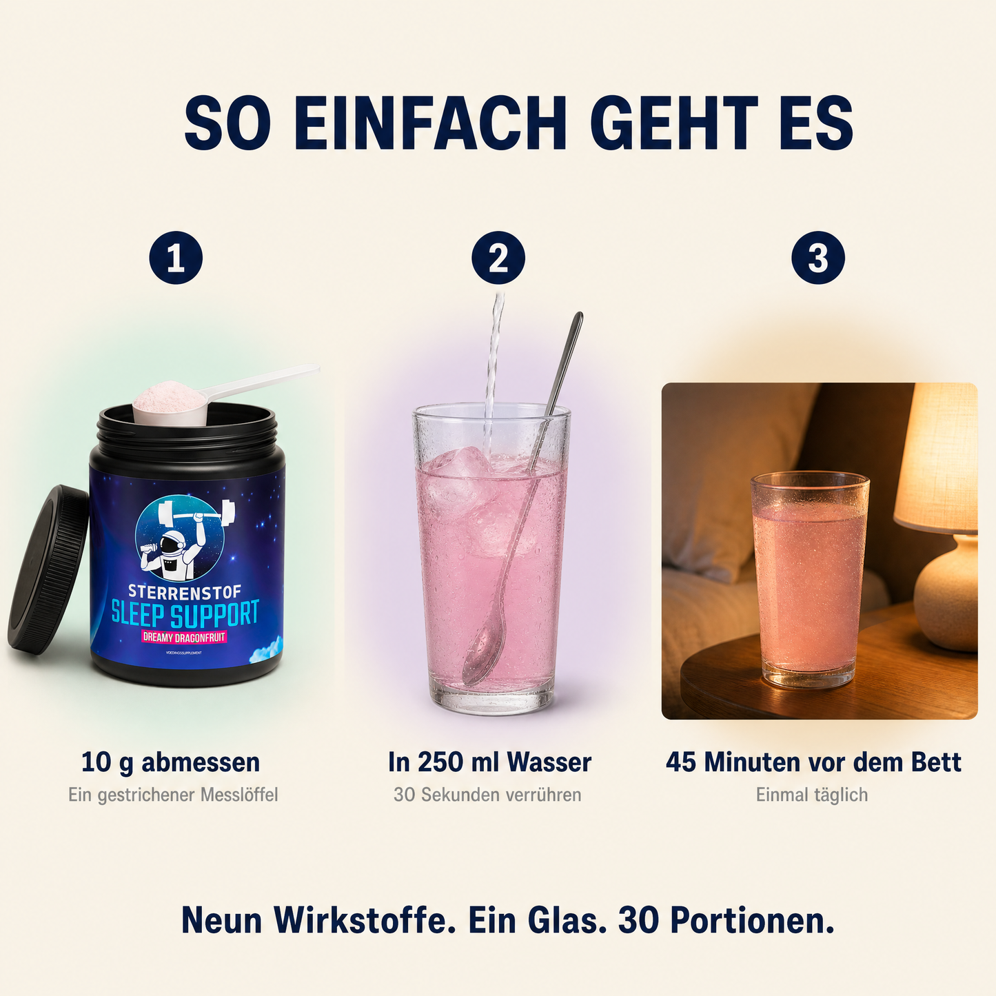 Sternenstaub Schlafunterstützung